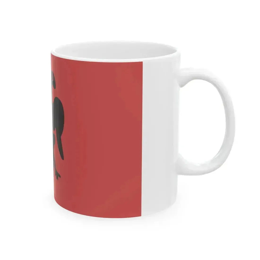 Flag of Isa Boletini 1910 (Albania) White Coffee Mug - Go Mug Yourself