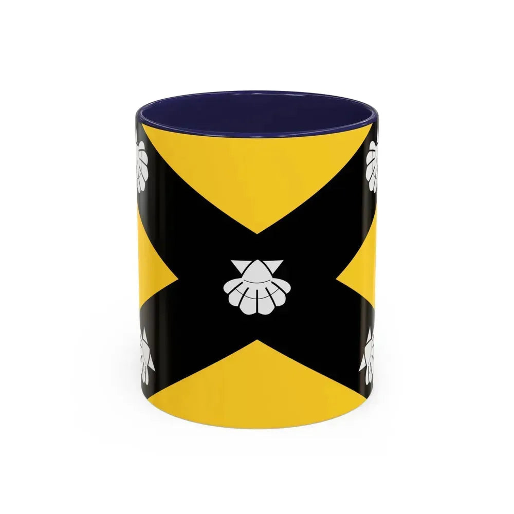 Flag of Isla Malta - Accent Coffee Mug 11oz Navy - Go Mug Yourself