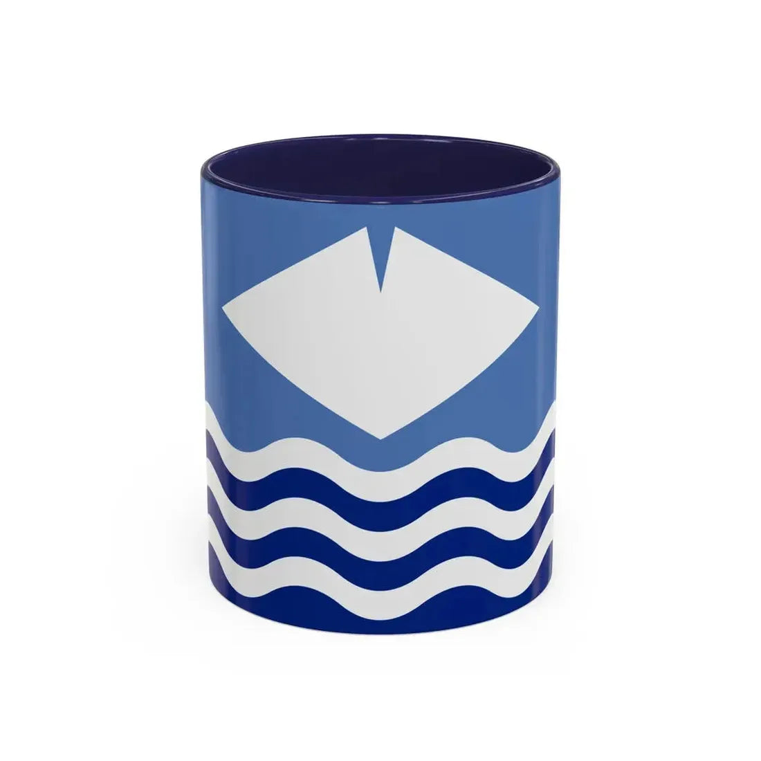 Flag of Isle of Wight UK - Accent Coffee Mug 11oz Navy - Go Mug Yourself