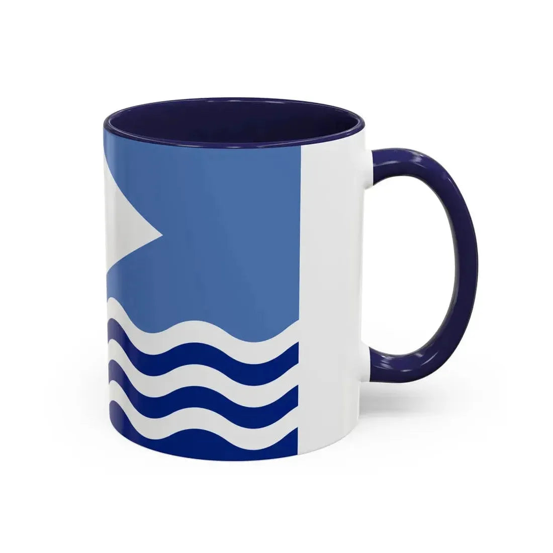 Flag of Isle of Wight UK - Accent Coffee Mug - Go Mug Yourself