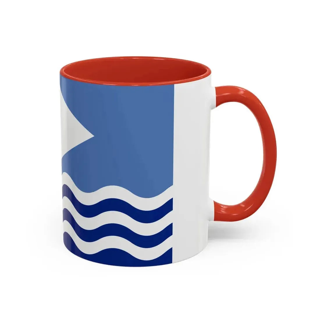 Flag of Isle of Wight UK - Accent Coffee Mug - Go Mug Yourself