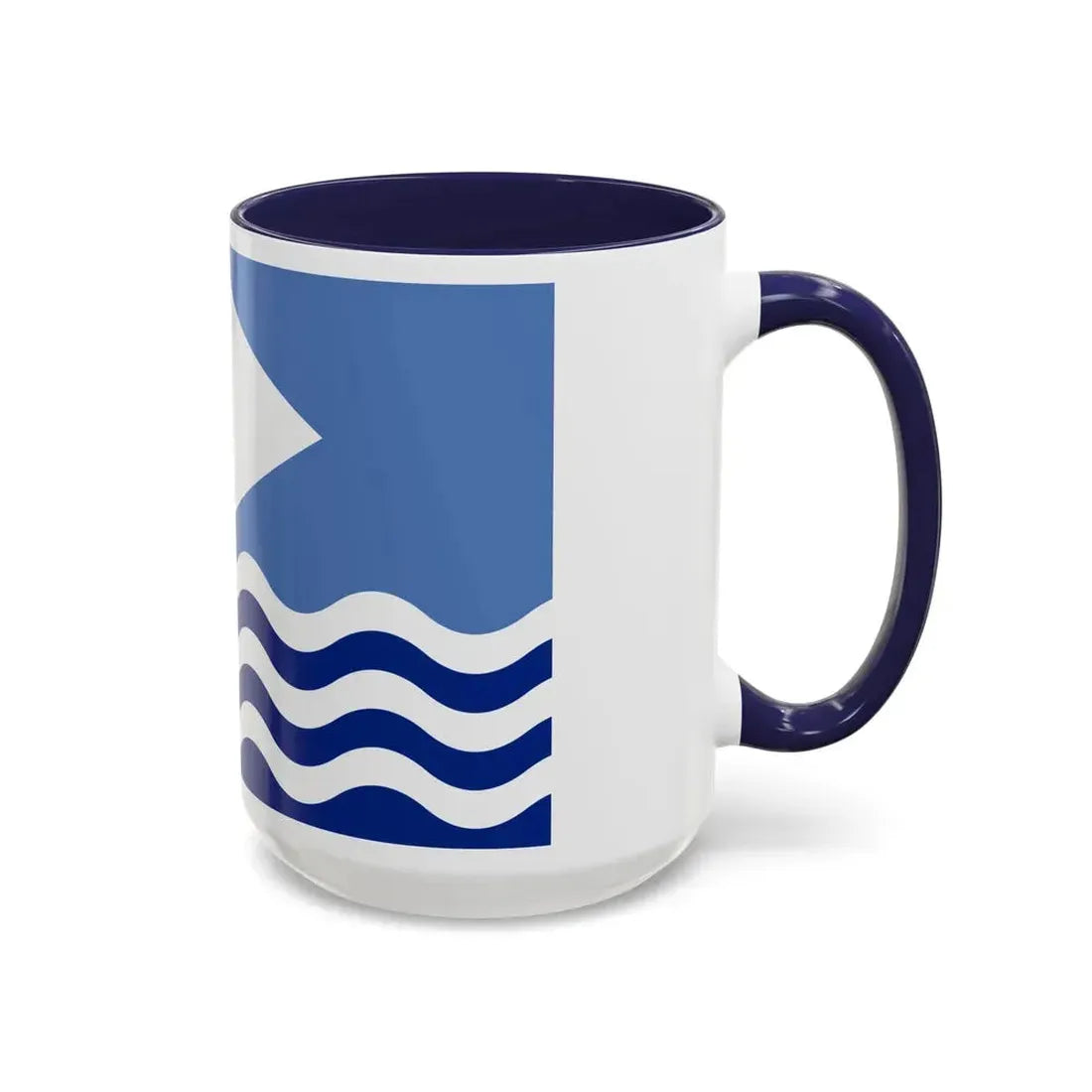 Flag of Isle of Wight UK - Accent Coffee Mug - Go Mug Yourself
