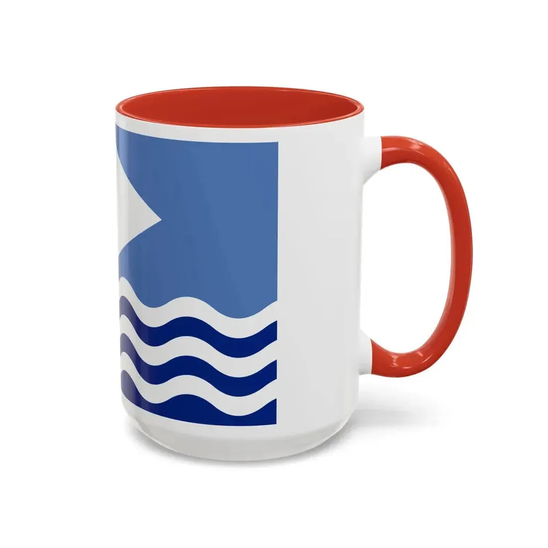 Flag of Isle of Wight UK - Accent Coffee Mug - Go Mug Yourself