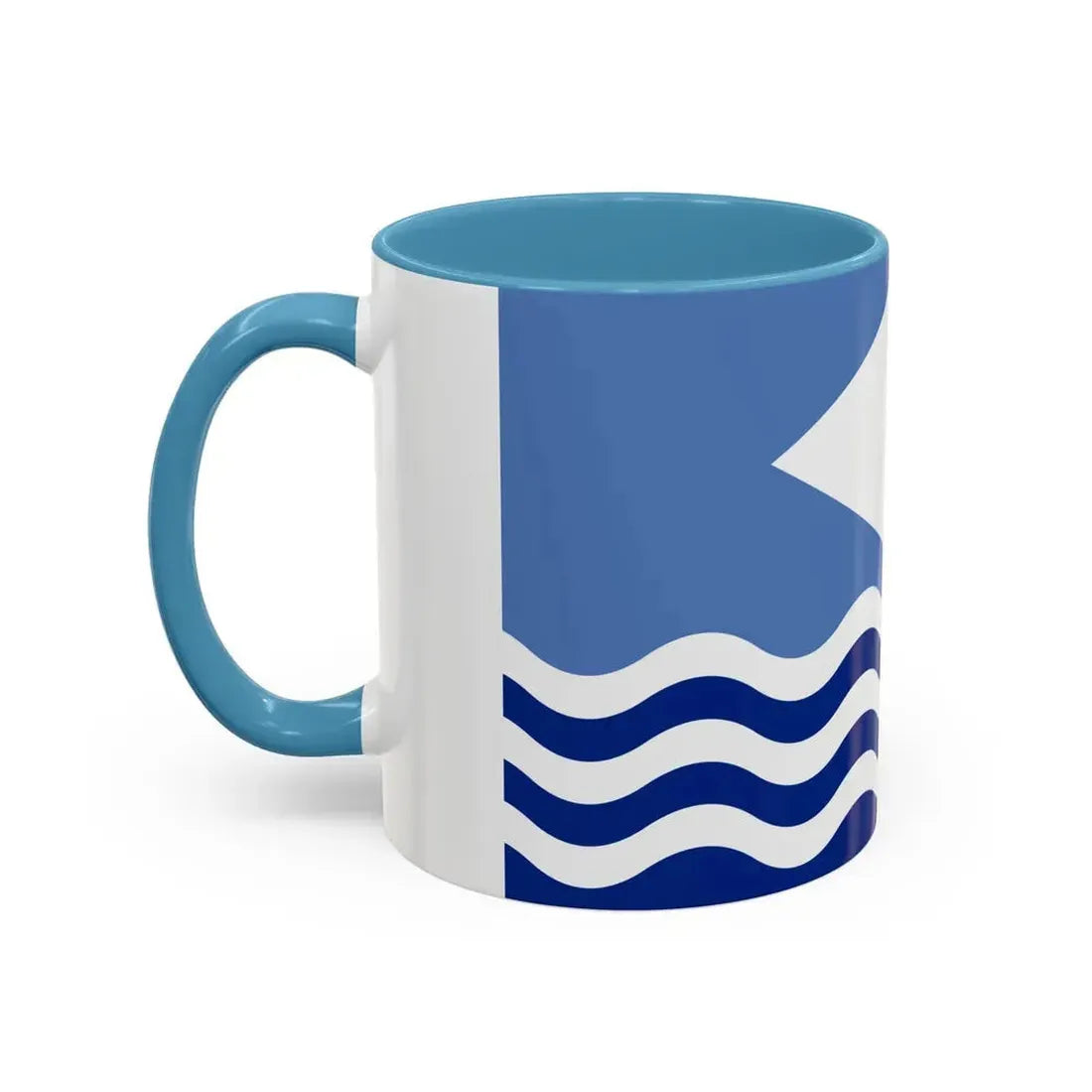 Flag of Isle of Wight UK - Accent Coffee Mug - Go Mug Yourself