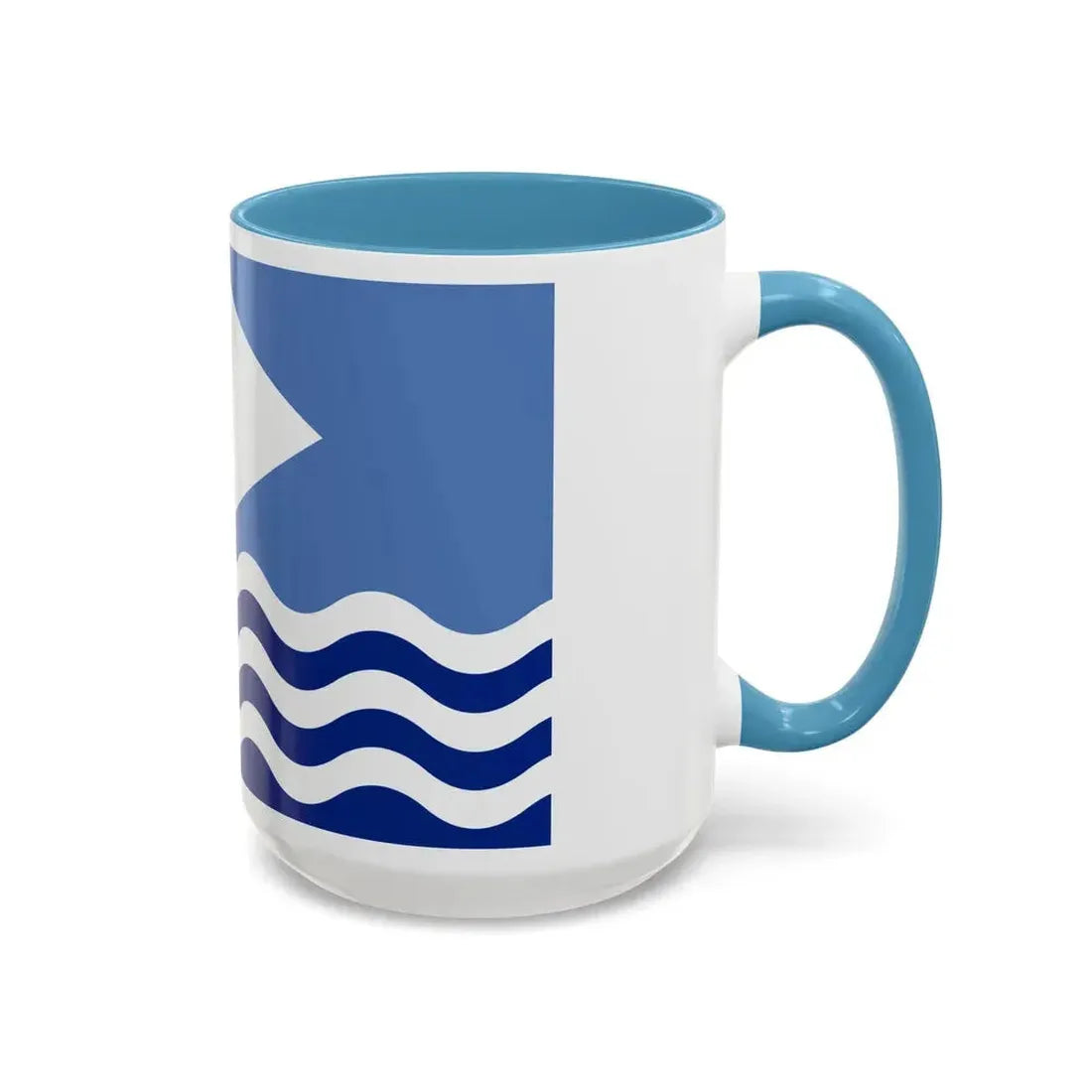 Flag of Isle of Wight UK - Accent Coffee Mug - Go Mug Yourself
