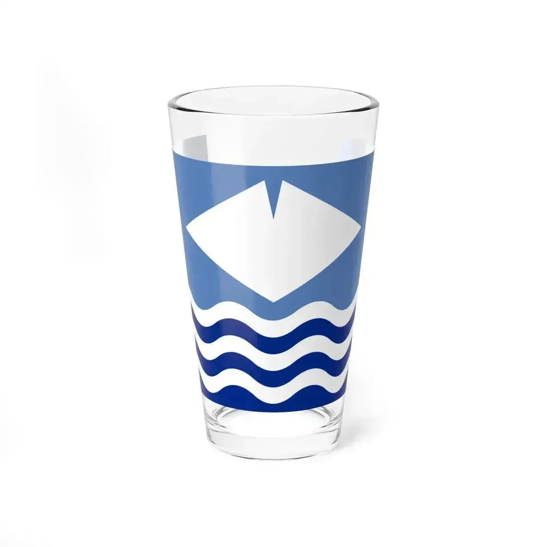 Flag of Isle of Wight UK - Pint Glass 16oz 16oz - Go Mug Yourself