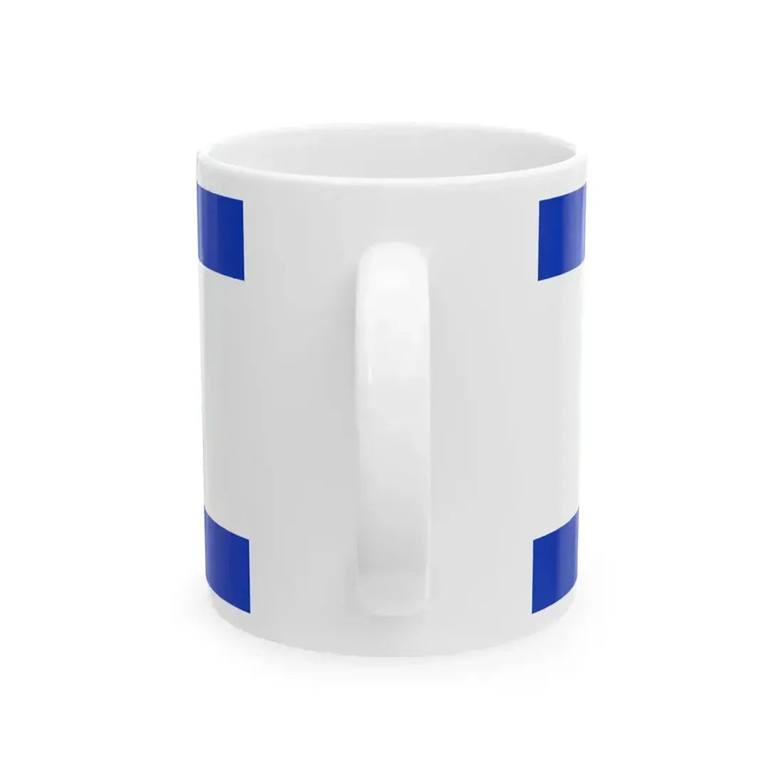 Flag of Israel 16-9 (Israel) White Coffee Mug - Go Mug Yourself