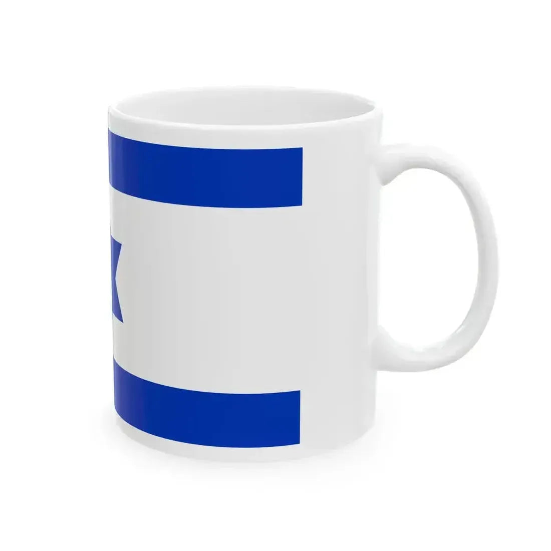 Flag of Israel 1948 3-2 (Israel) White Coffee Mug - Go Mug Yourself