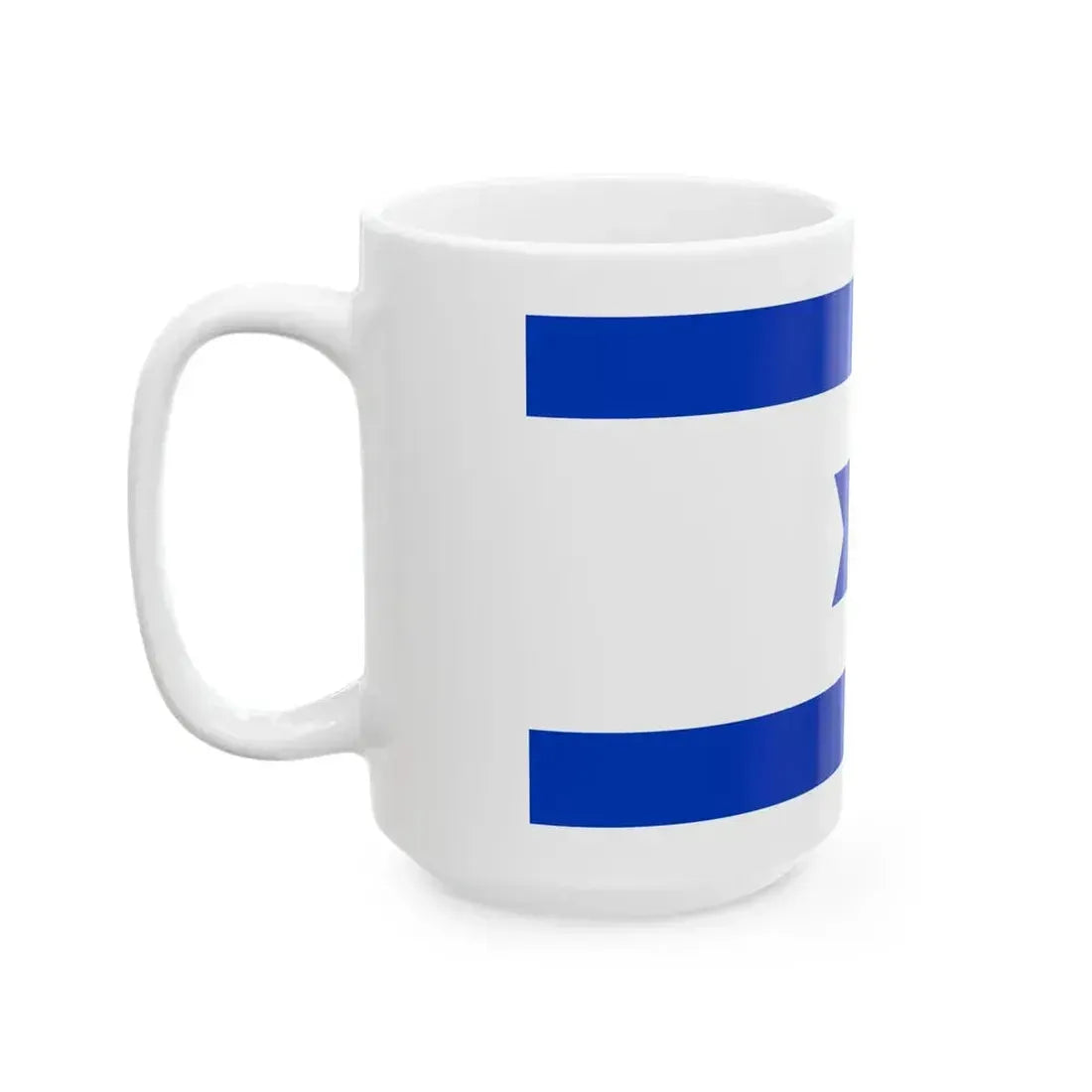 Flag of Israel 1948 3-2 (Israel) White Coffee Mug - Go Mug Yourself