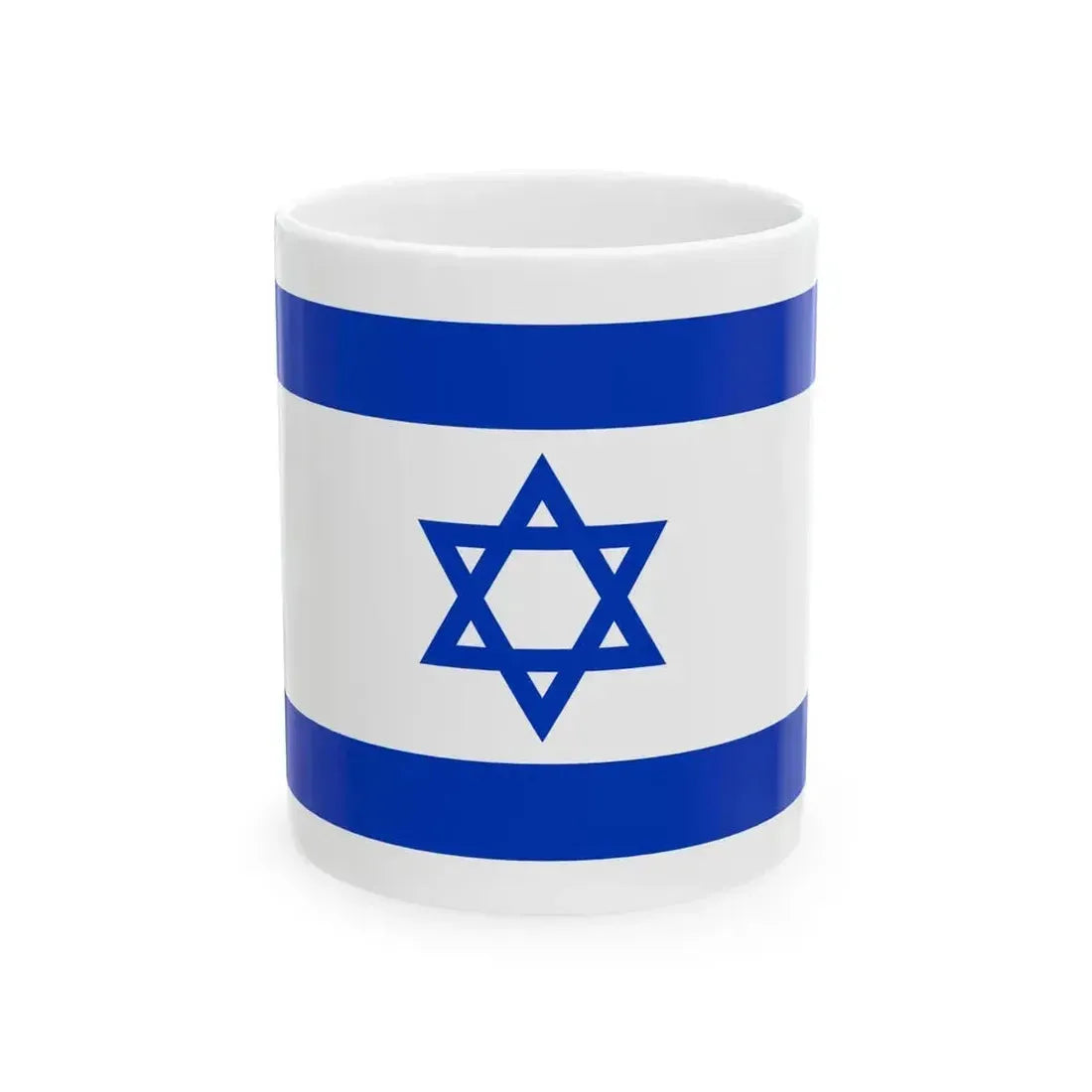 Flag of Israel 3-2 (Israel) White Coffee Mug 11oz - Go Mug Yourself