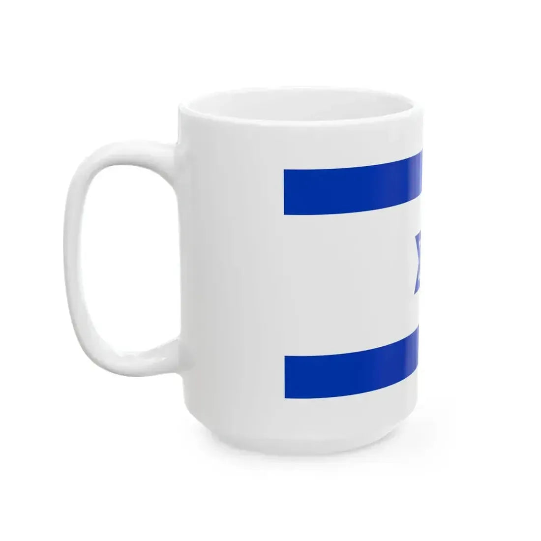Flag of Israel 3-2 (Israel) White Coffee Mug - Go Mug Yourself