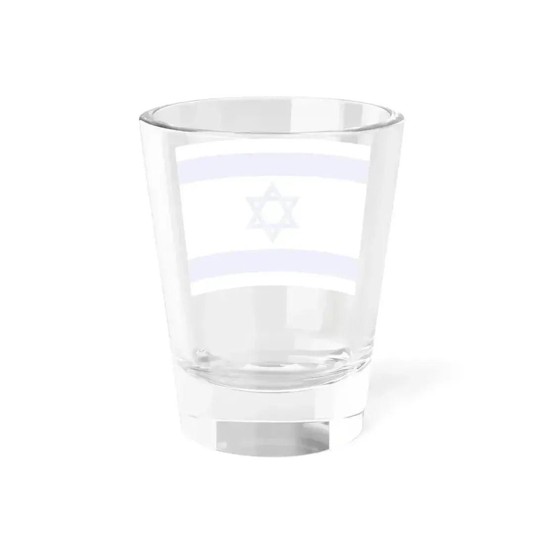 Flag of Israel as Paths (Israel) Shot Glass 1.5oz - Go Mug Yourself