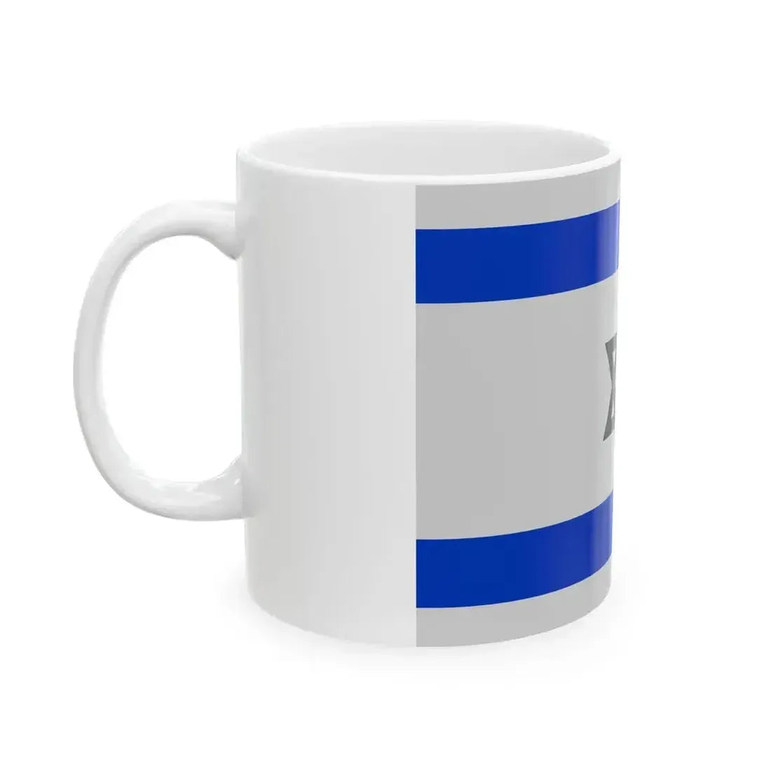 Flag of Israel - Blue (Israel) White Coffee Mug - Go Mug Yourself
