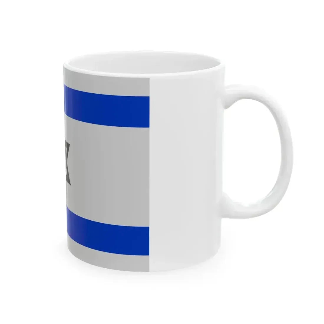 Flag of Israel - Blue (Israel) White Coffee Mug - Go Mug Yourself