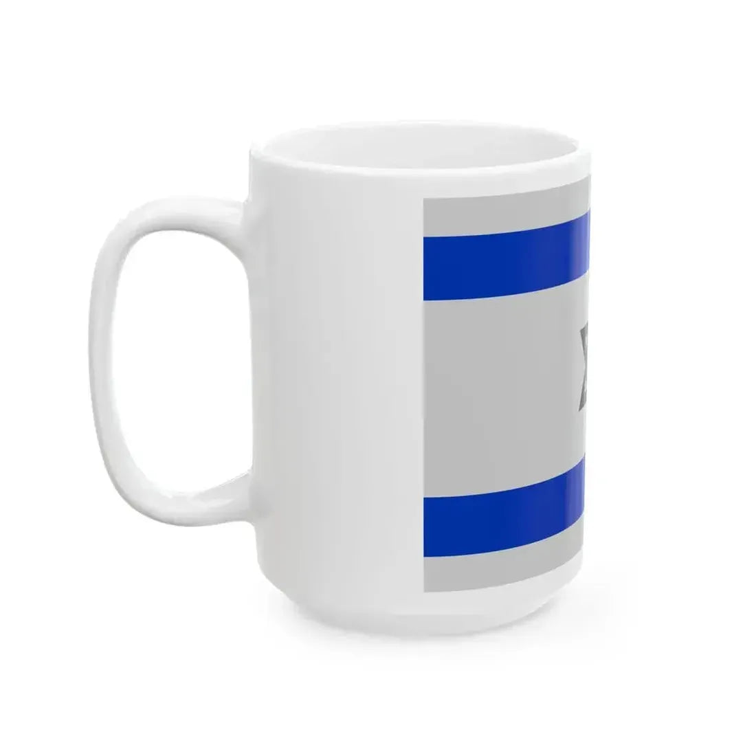 Flag of Israel - Blue (Israel) White Coffee Mug - Go Mug Yourself