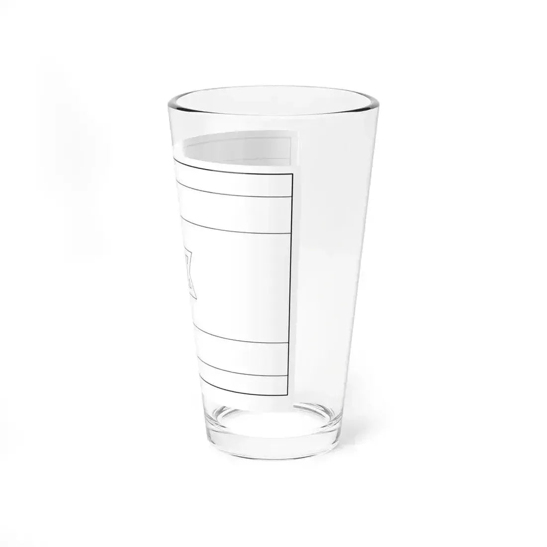 Flag of Israel colouring page (Israel) Pint Glass 16oz - Go Mug Yourself