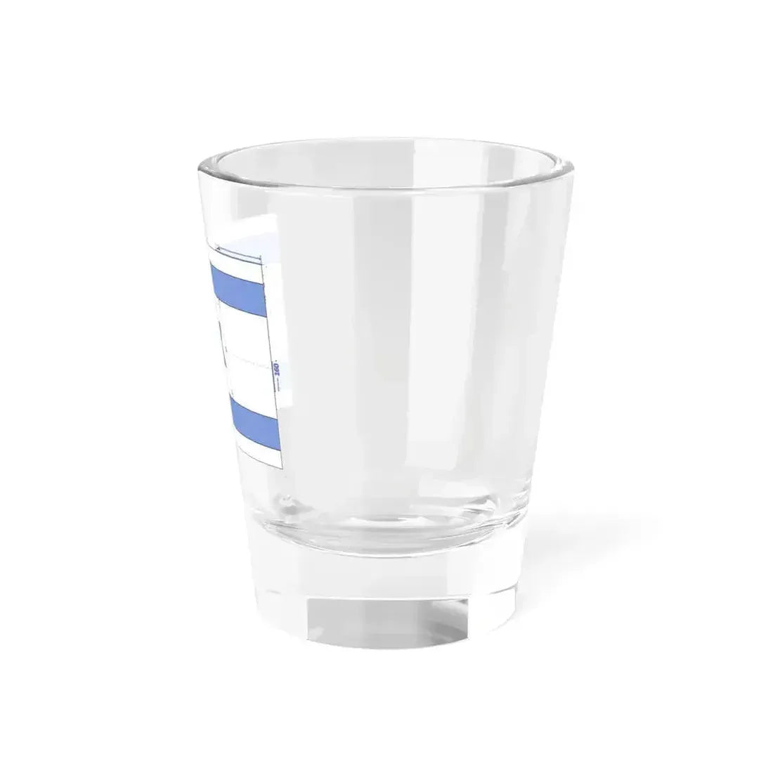 Flag of Israel construction sheet (Israel) Shot Glass 1.5oz - Go Mug Yourself