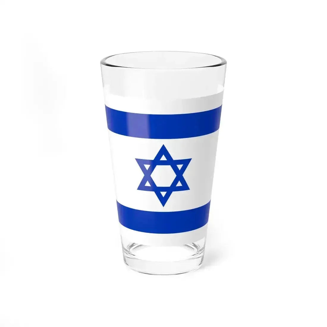 Flag of Israel (Israel) Pint Glass 16oz 16oz - Go Mug Yourself