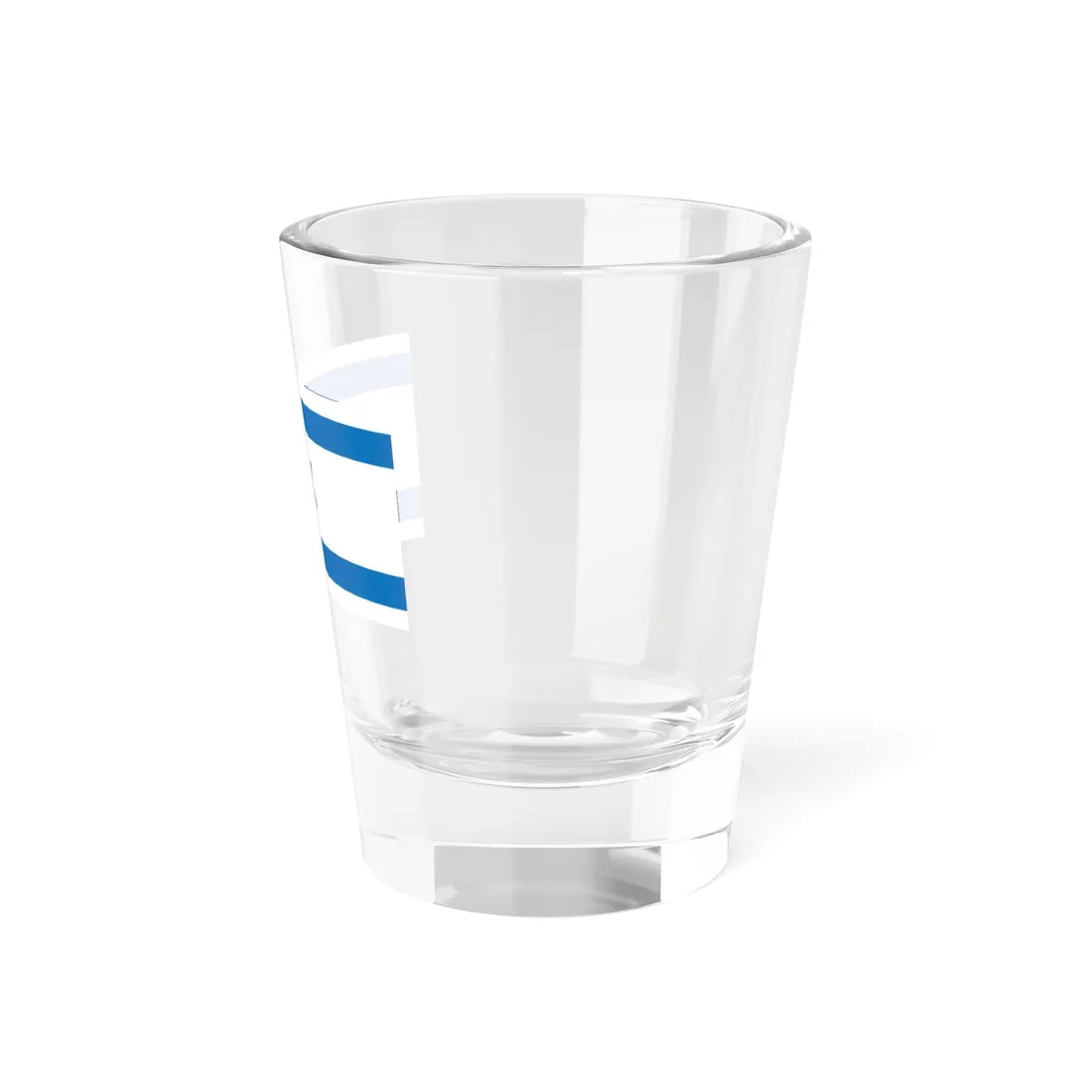 Flag of Israel Pale Blue 1-2 (Israel) Shot Glass 1.5oz - Go Mug Yourself