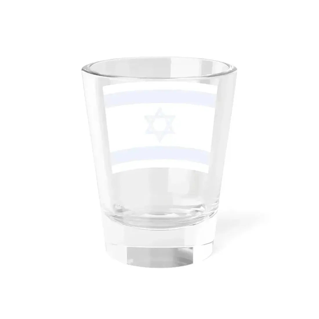 Flag of Israel Pale Blue (Israel) Shot Glass 1.5oz - Go Mug Yourself