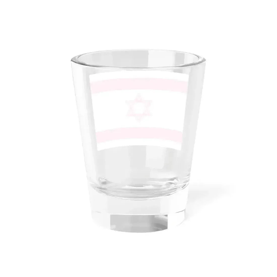 Flag of Israel pink (Israel) Shot Glass 1.5oz - Go Mug Yourself