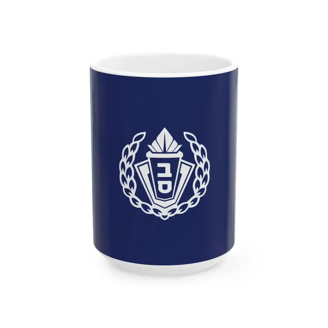 Flag of Israel Prison Service (Israel) White Coffee Mug 15oz - Go Mug Yourself