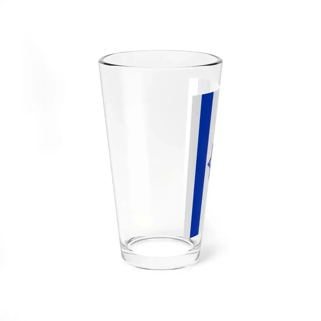 Flag of Israel vertical (Israel) Pint Glass 16oz - Go Mug Yourself