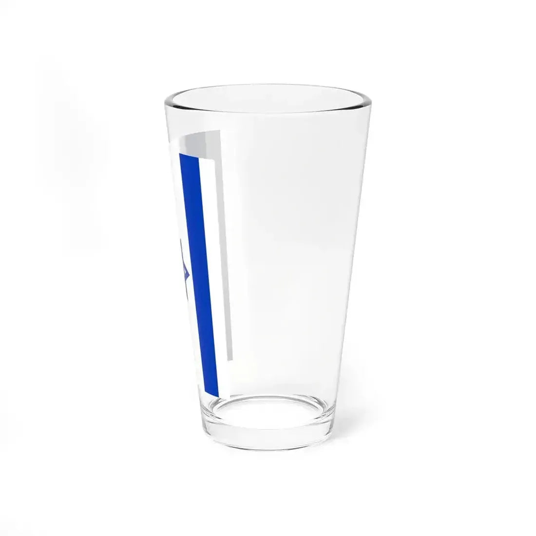 Flag of Israel vertical (Israel) Pint Glass 16oz - Go Mug Yourself