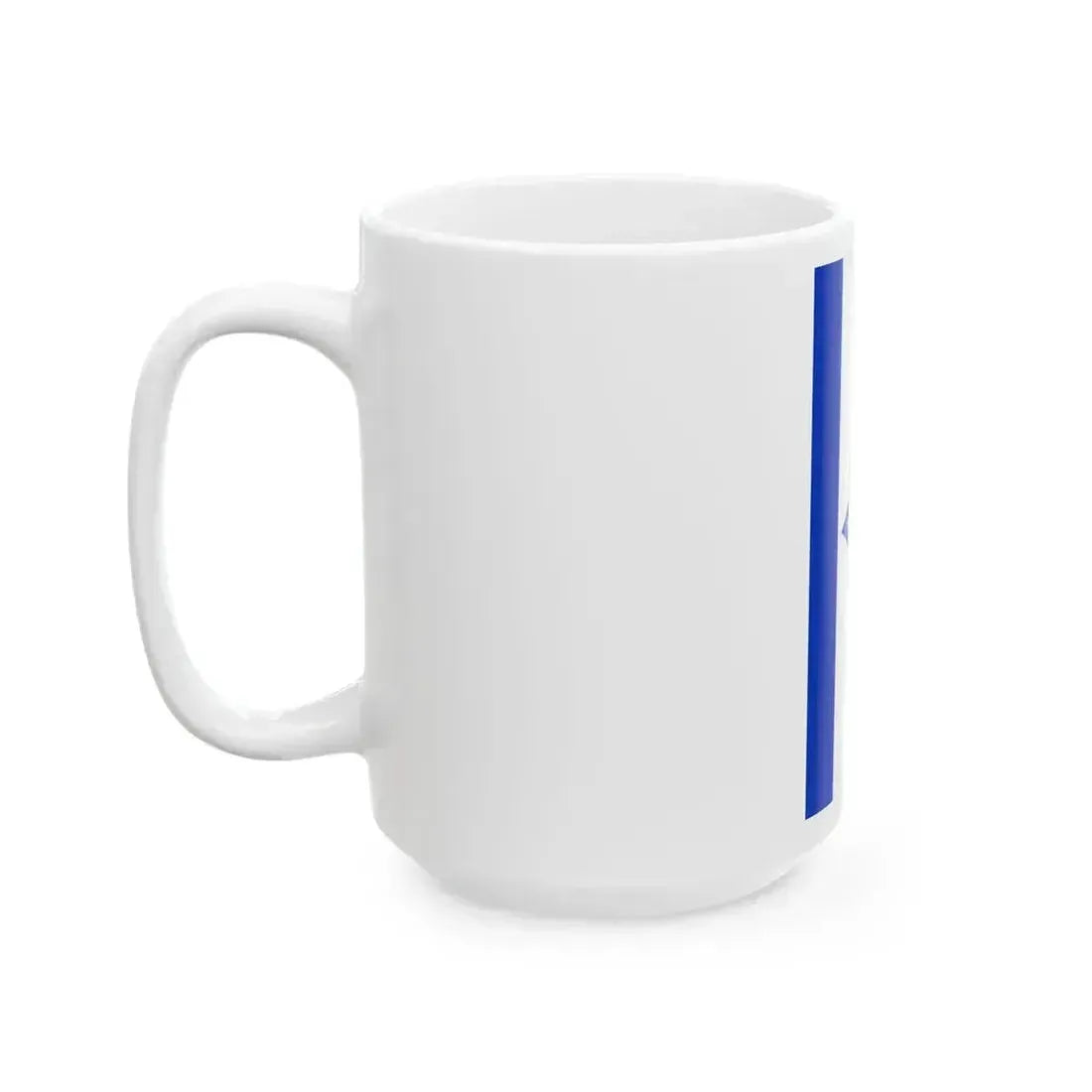 Flag of Israel vertical (Israel) White Coffee Mug - Go Mug Yourself