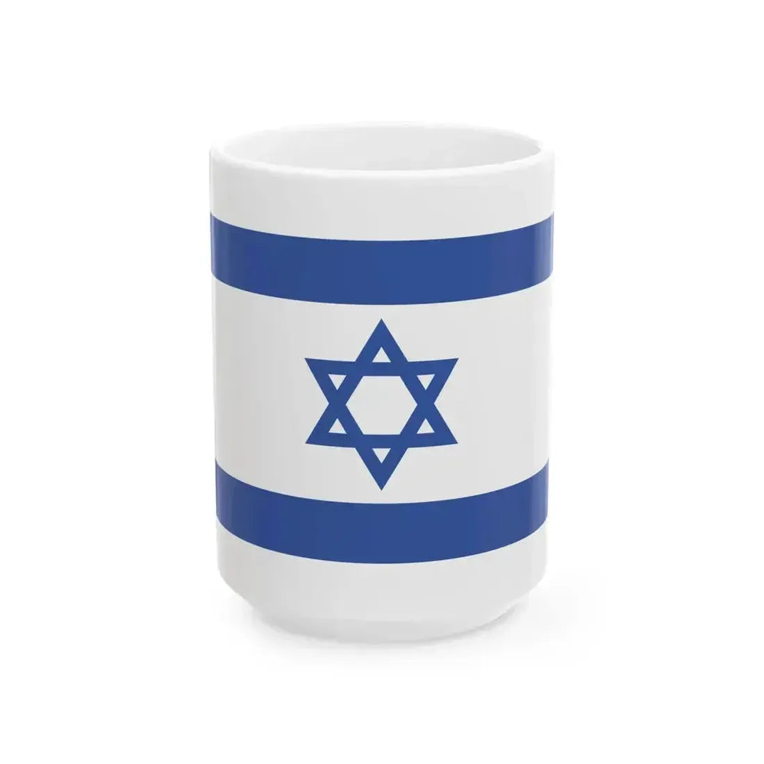 Flag of Israel WFB 2004 (Israel) White Coffee Mug 15oz - Go Mug Yourself