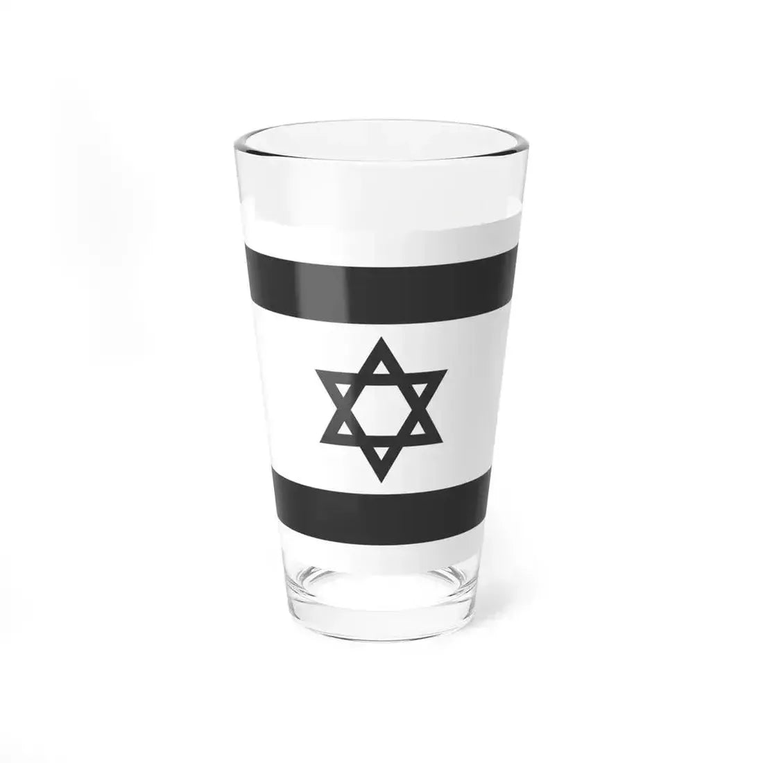 Flag of Israel - White (Israel) Pint Glass 16oz 16oz - Go Mug Yourself