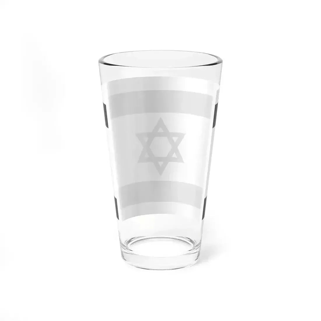 Flag of Israel - White (Israel) Pint Glass 16oz - Go Mug Yourself