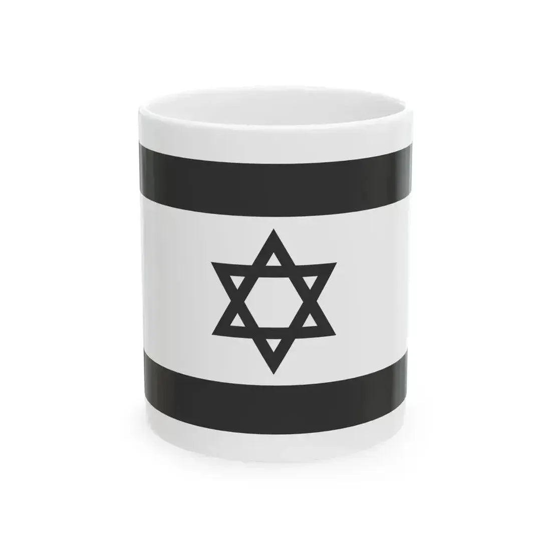 Flag of Israel - White (Israel) White Coffee Mug 11oz - Go Mug Yourself