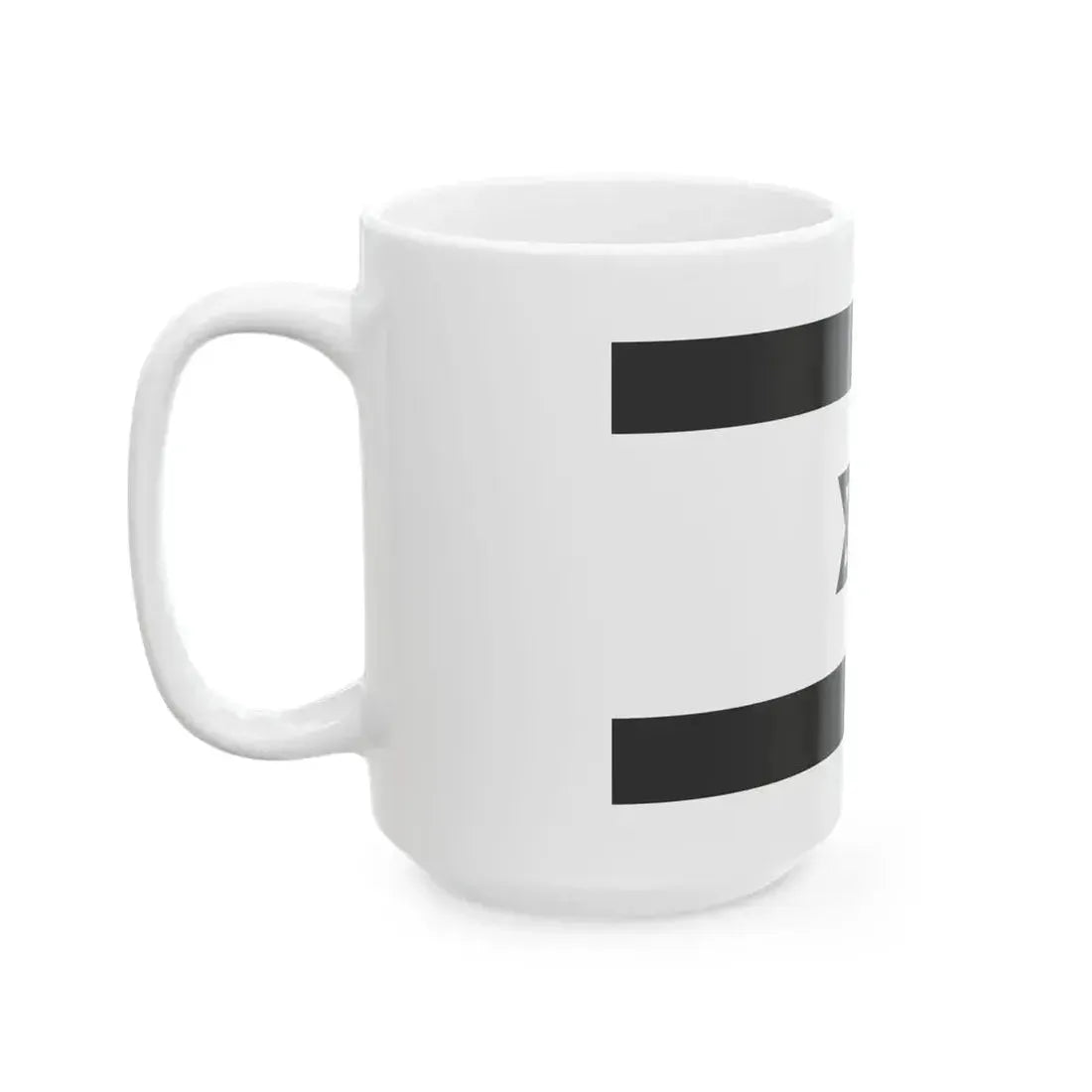 Flag of Israel - White (Israel) White Coffee Mug - Go Mug Yourself