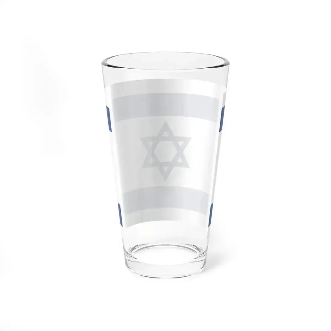 Flag of Israel Yale Blue (Israel) Pint Glass 16oz - Go Mug Yourself