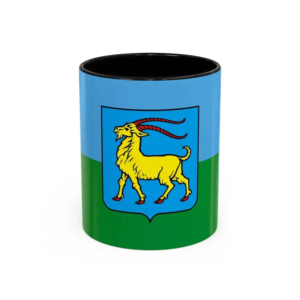 Flag of Istria County Croatia - Accent Coffee Mug 11oz Black - Go Mug Yourself