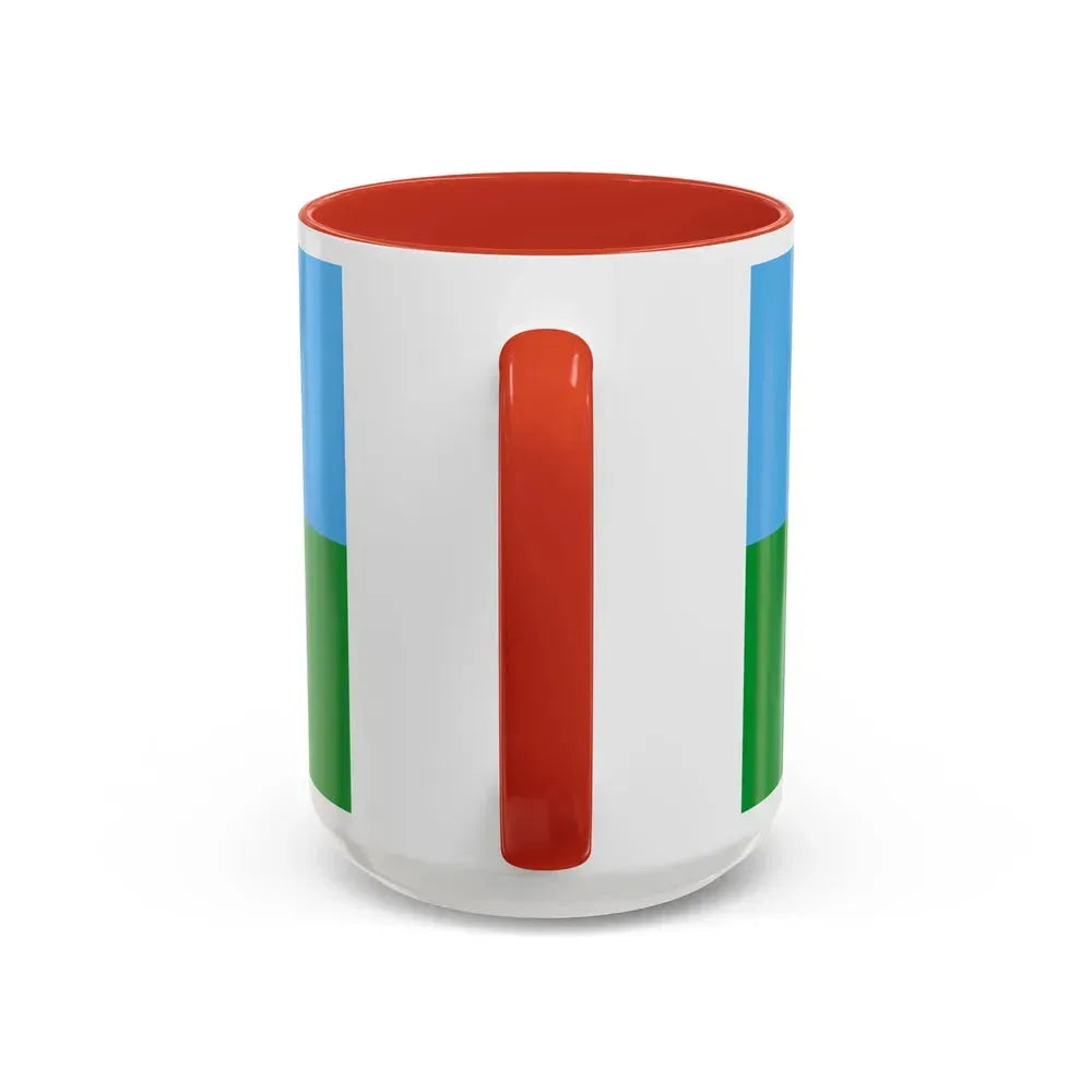 Flag of Istria County Croatia - Accent Coffee Mug - Go Mug Yourself