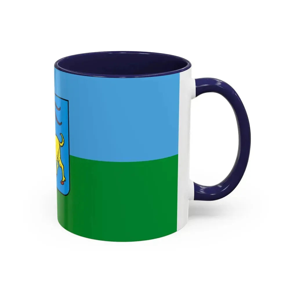 Flag of Istria County Croatia - Accent Coffee Mug - Go Mug Yourself
