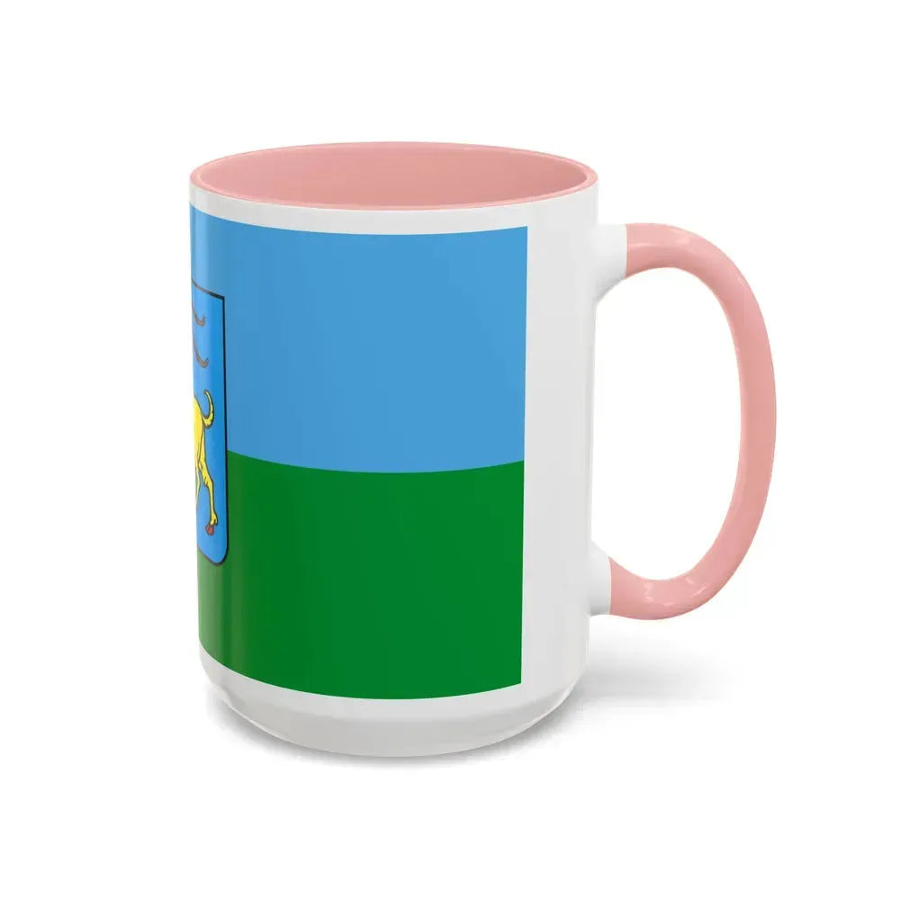 Flag of Istria County Croatia - Accent Coffee Mug - Go Mug Yourself