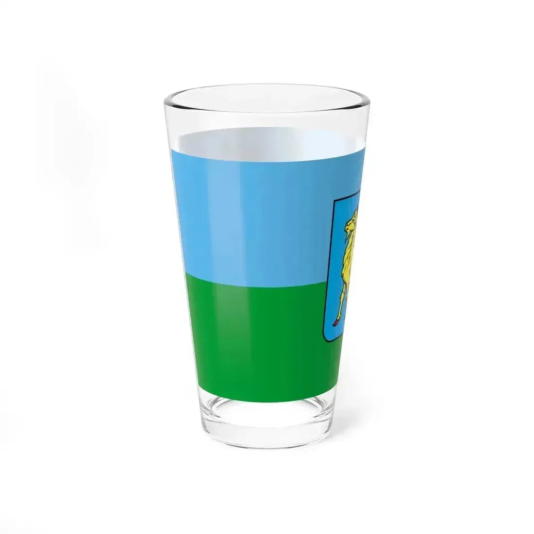 Flag of Istria County Croatia - Pint Glass 16oz - Go Mug Yourself