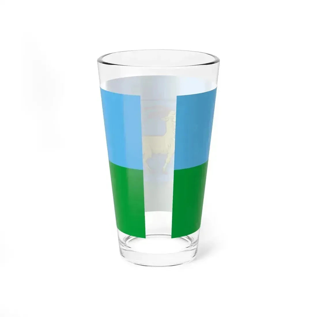 Flag of Istria County Croatia - Pint Glass 16oz - Go Mug Yourself