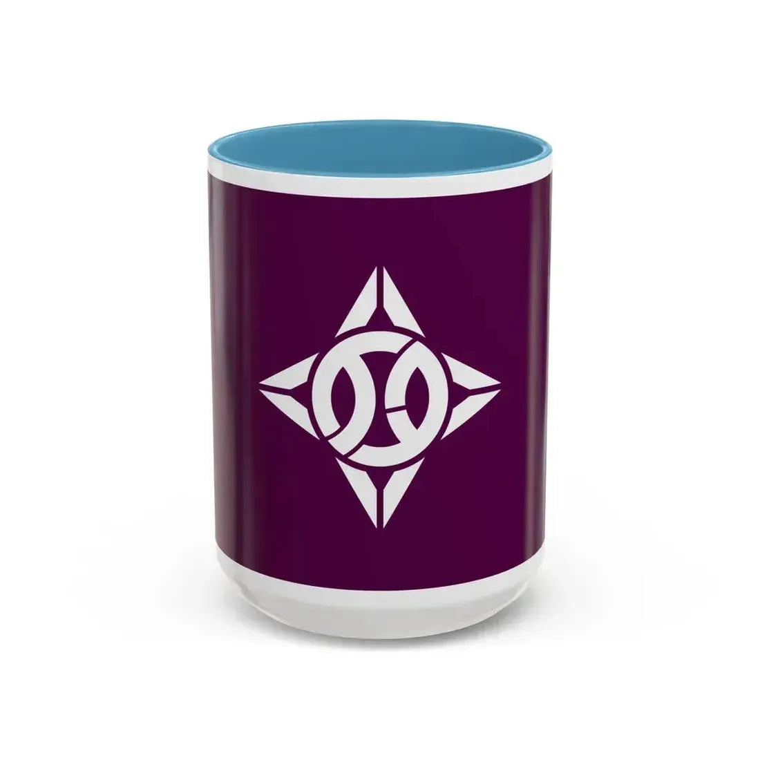 Flag of Itabashi Tokyo Japan - Accent Coffee Mug 15oz Light Blue - Go Mug Yourself