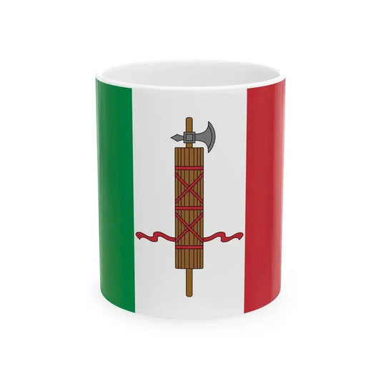 Flag of Italian Fascism (Italy) White Coffee Mug 11oz - Go Mug Yourself