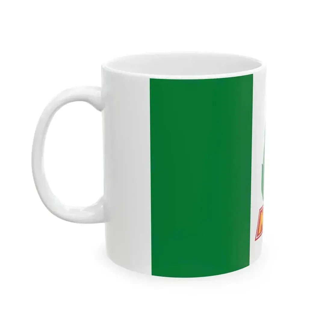 Flag of Italian Social Movement (Italy) White Coffee Mug - Go Mug Yourself