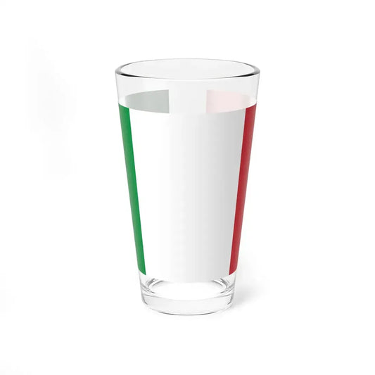 Flag of Italy 1-2 (Italy) Pint Glass 16oz 16oz - Go Mug Yourself