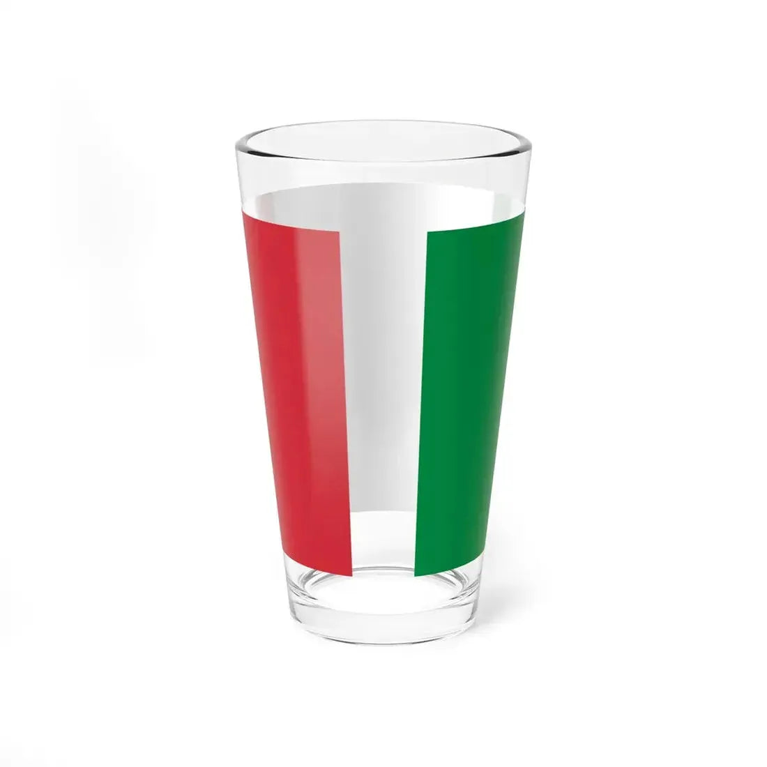 Flag of Italy 1-2 (Italy) Pint Glass 16oz - Go Mug Yourself