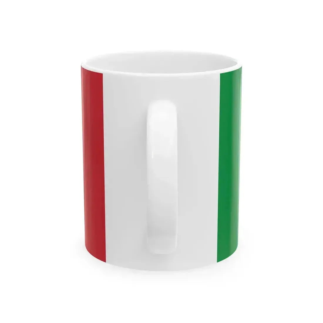 Flag of Italy 1-2 (Italy) White Coffee Mug - Go Mug Yourself