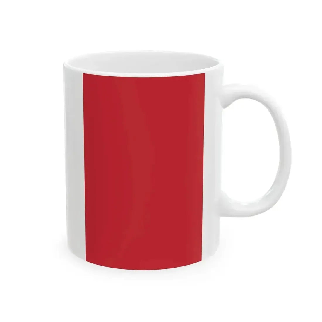 Flag of Italy 1-2 (Italy) White Coffee Mug - Go Mug Yourself