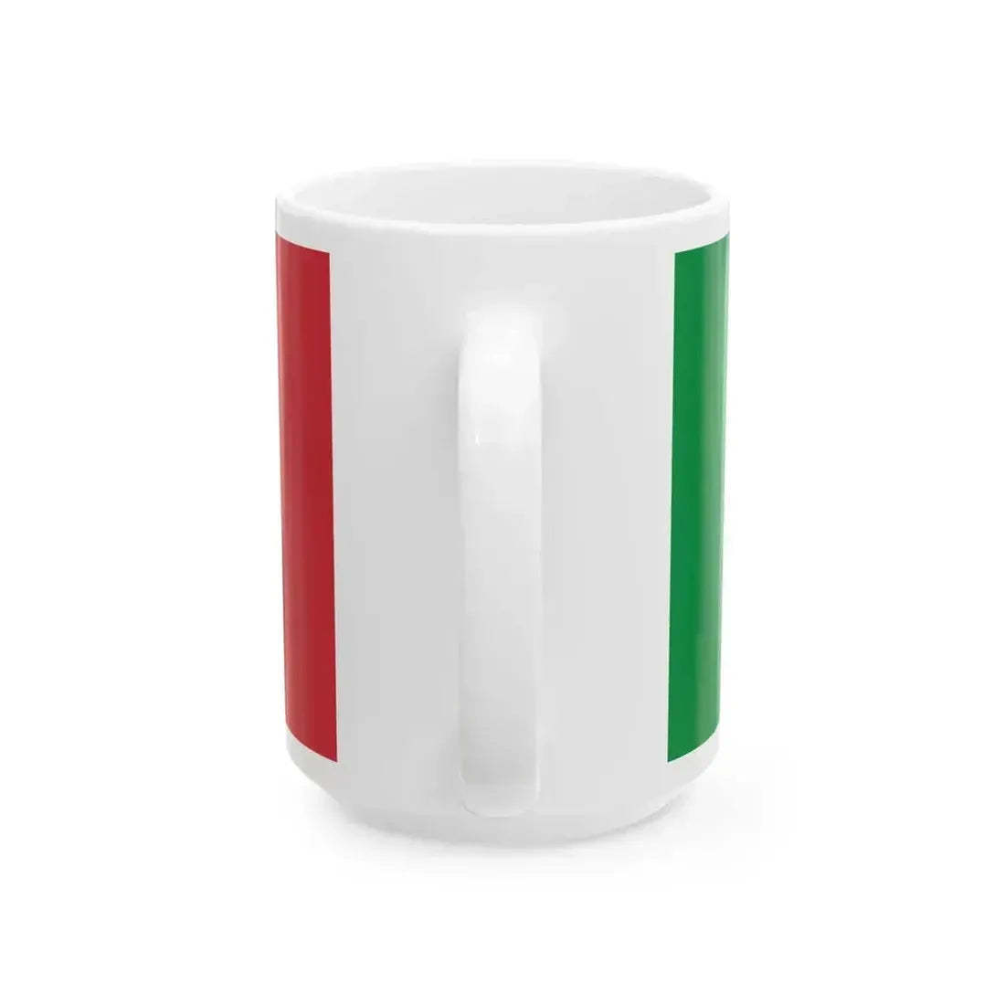 Flag of Italy 1-2 (Italy) White Coffee Mug - Go Mug Yourself