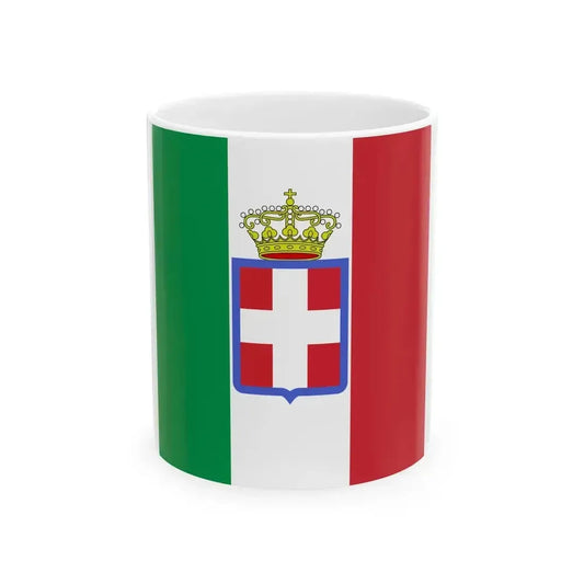 Flag of Italy 1860 (Eritrea) White Coffee Mug 11oz - Go Mug Yourself